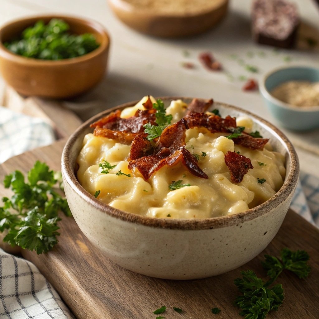 Mac and Cheese Bowl Recipe That’s Better Than Takeout (Cheap & Easy) 1 served mac and cheese bowl recipe card