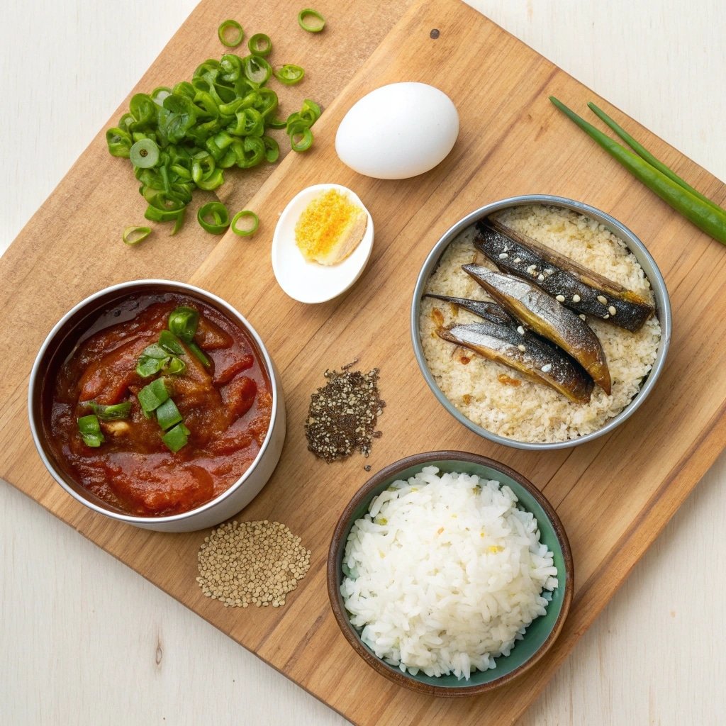 Sardines in Tomato Sauce: The Best Way to Build a Tasty Sardine Rice Bowl 2 sardine rice bowl ingredients